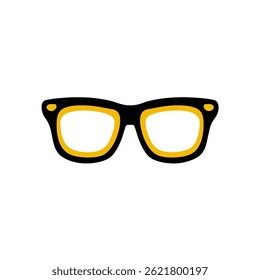 Eyeglasses enhance vision isolated vector view