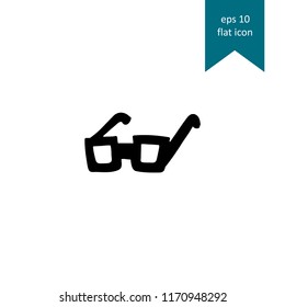 Eyeglasses, eyewear vector icon
