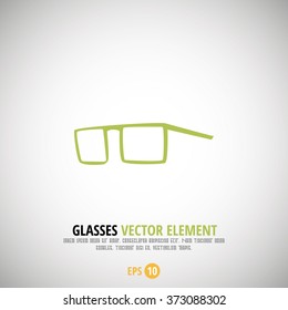 Eyeglasses Fashion Accessory Vector Element