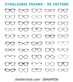 Eyeglasses Frames Vectors set