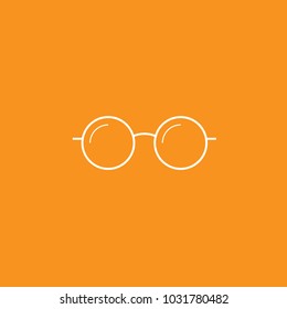 eyeglasses, glasses icon, stock vector, eps10.