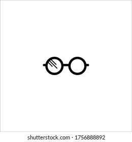 eyeglasses glasses icon vector illustration