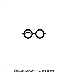 eyeglasses glasses icon vector illustration