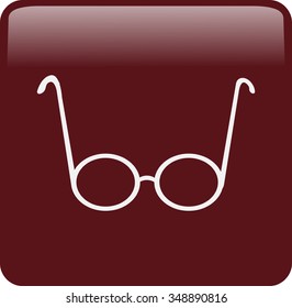 Eyeglasses icon.