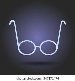 Eyeglasses icon.