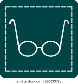 Eyeglasses icon.