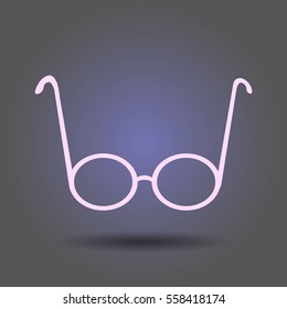 Eyeglasses icon.