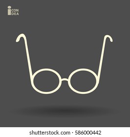 Eyeglasses icon.