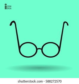 Eyeglasses icon.