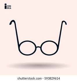 Eyeglasses icon.