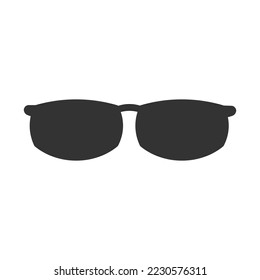 Eyeglasses icon. Clasical sunglasses style vector ilustration.