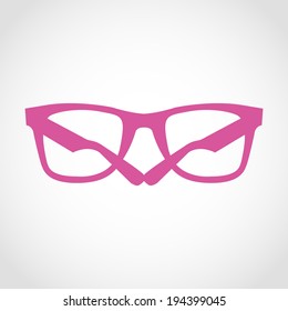 Eyeglasses Icon Isolated on White Background