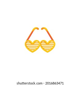 eyeglasses Icon Isolated On White Background