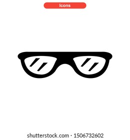 eyeglasses icon isolated sign symbol vector illustration - high quality black style vector icons
