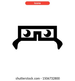 eyeglasses icon isolated sign symbol vector illustration - high quality black style vector icons
