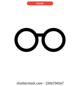 eyeglasses icon isolated sign symbol vector illustration - high quality black style vector icons

