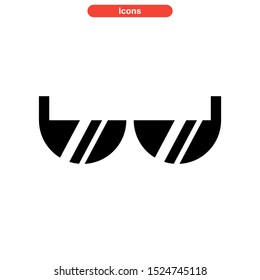 eyeglasses icon isolated sign symbol vector illustration - high quality black style vector icons
