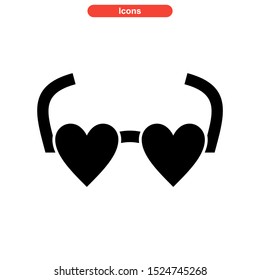 eyeglasses icon isolated sign symbol vector illustration - high quality black style vector icons
