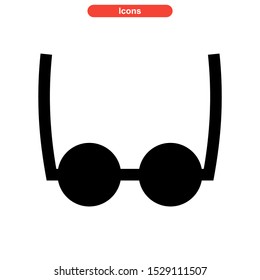 eyeglasses icon isolated sign symbol vector illustration - high quality black style vector icons

