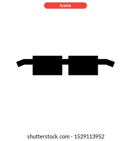 eyeglasses icon isolated sign symbol vector illustration - high quality black style vector icons
