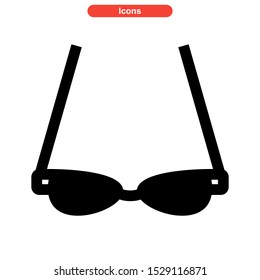 eyeglasses icon isolated sign symbol vector illustration - high quality black style vector icons
