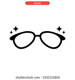 eyeglasses icon isolated sign symbol vector illustration - high quality black style vector icons
