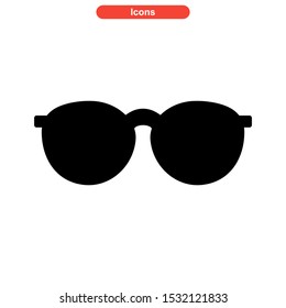 eyeglasses icon isolated sign symbol vector illustration - high quality black style vector icons
