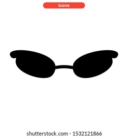 eyeglasses icon isolated sign symbol vector illustration - high quality black style vector icons

