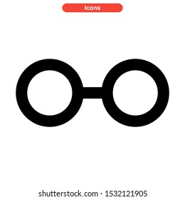 eyeglasses icon isolated sign symbol vector illustration - high quality black style vector icons
