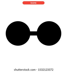 eyeglasses icon isolated sign symbol vector illustration - high quality black style vector icons

