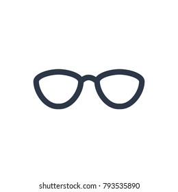 Eyeglasses icon. Isolated spectacles and eyeglasses icon line style. Premium quality vector symbol drawing concept for your logo web mobile app UI design.