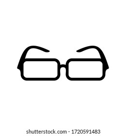 eyeglasses icon or logo isolated sign symbol vector illustration - high quality black style vector icons
