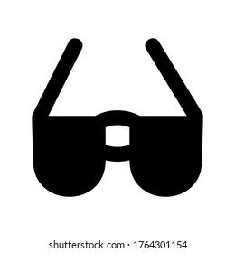 eye-glasses  icon or logo isolated sign symbol vector illustration - high quality black style vector icons
