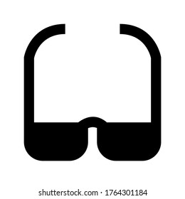 eye-glasses  icon or logo isolated sign symbol vector illustration - high quality black style vector icons
