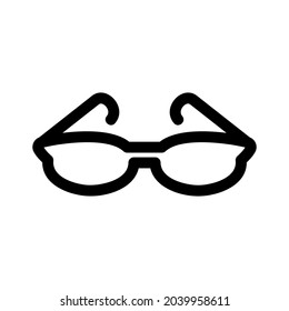 eyeglasses icon or logo isolated sign symbol vector illustration - high quality black style vector icons
