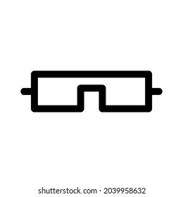 eyeglasses icon or logo isolated sign symbol vector illustration - high quality black style vector icons
