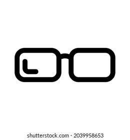 eyeglasses icon or logo isolated sign symbol vector illustration - high quality black style vector icons
