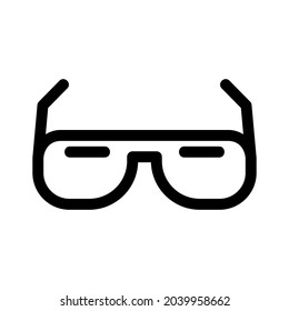 eyeglasses icon or logo isolated sign symbol vector illustration - high quality black style vector icons
