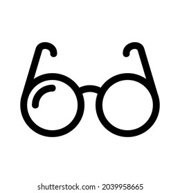eyeglasses icon or logo isolated sign symbol vector illustration - high quality black style vector icons
