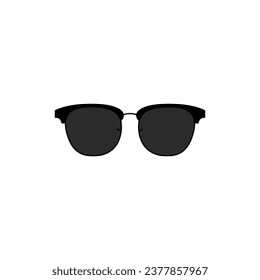 eyeglasses icon simple design in white background