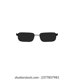 eyeglasses icon simple design in white background