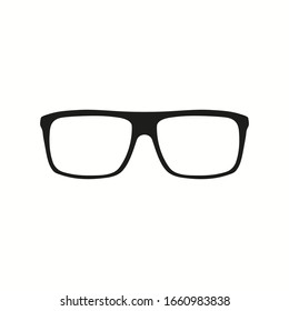 Eyeglasses icon simple vector image
