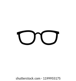 eyeglasses icon vector