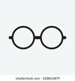 eyeglasses icon vector