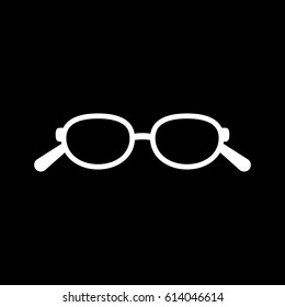 eyeglasses icon vector