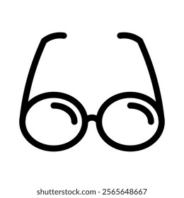 Eyeglasses Icon Vector From Camping and Adventure Set