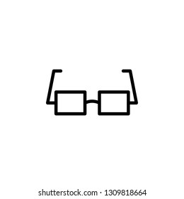 Eyeglasses Icon Vector Illustration in Line Style for Any Purpose