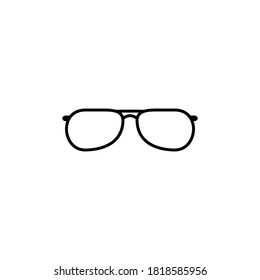 Eyeglasses icon vector symbol illustration
