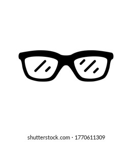 eyeglasses icon vector symbol template