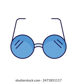 eyeglasses icon with white background vector stock illustration
